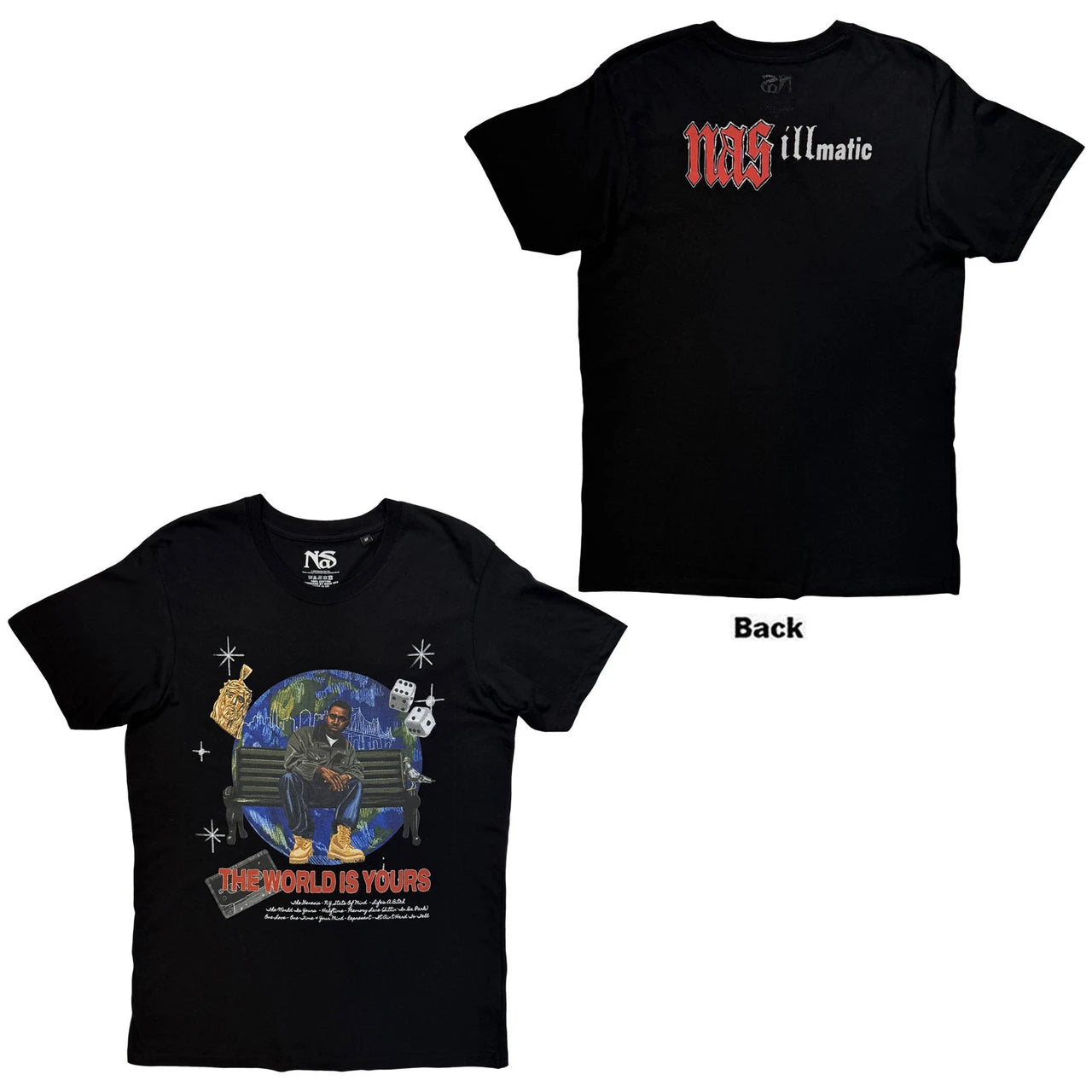 NAS Attractive T-Shirt, The World Is Yours
