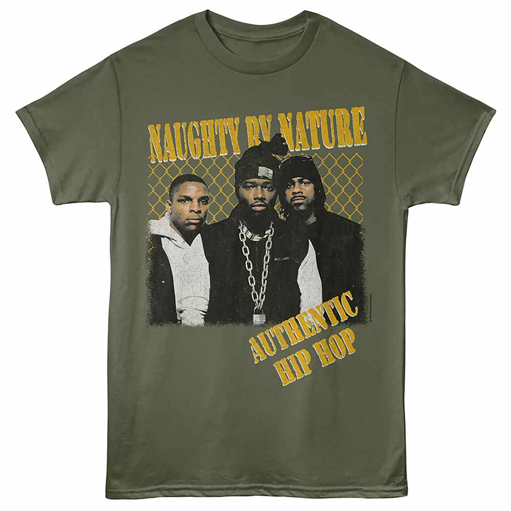 NAUGHTY BY NATURE Eye-Catching T-Shirt, AUTHENTIC HIP HOP