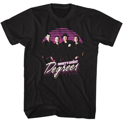 98 DEGREES Eye-Catching T-Shirt, Retro