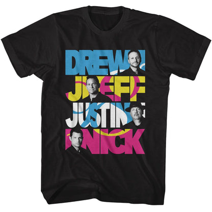 98 DEGREES Eye-Catching T-Shirt, Names