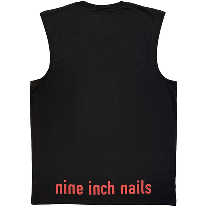 NINE INCH NAILS Attractive Tank Top, Red Logos