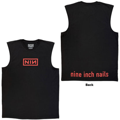 NINE INCH NAILS Attractive Tank Top, Red Logos
