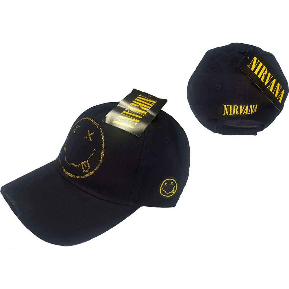 NIRVANA Baseball Cap, Happy Face