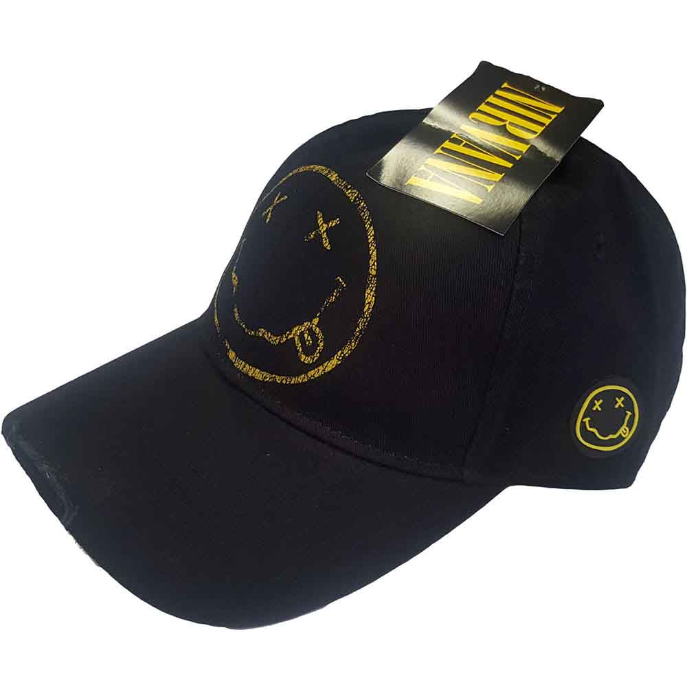 NIRVANA Baseball Cap, Happy Face