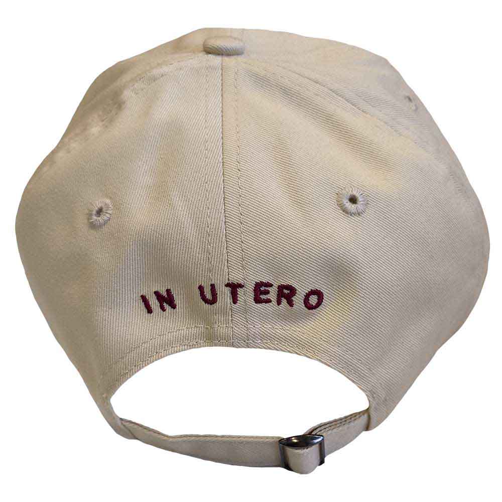 NIRVANA Baseball Cap, Text Logo In Utero