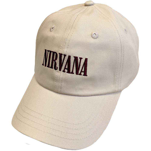 NIRVANA Baseball Cap, Text Logo In Utero