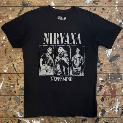NIRVANA Carbon T-Shirt, Nevermind Tracklist