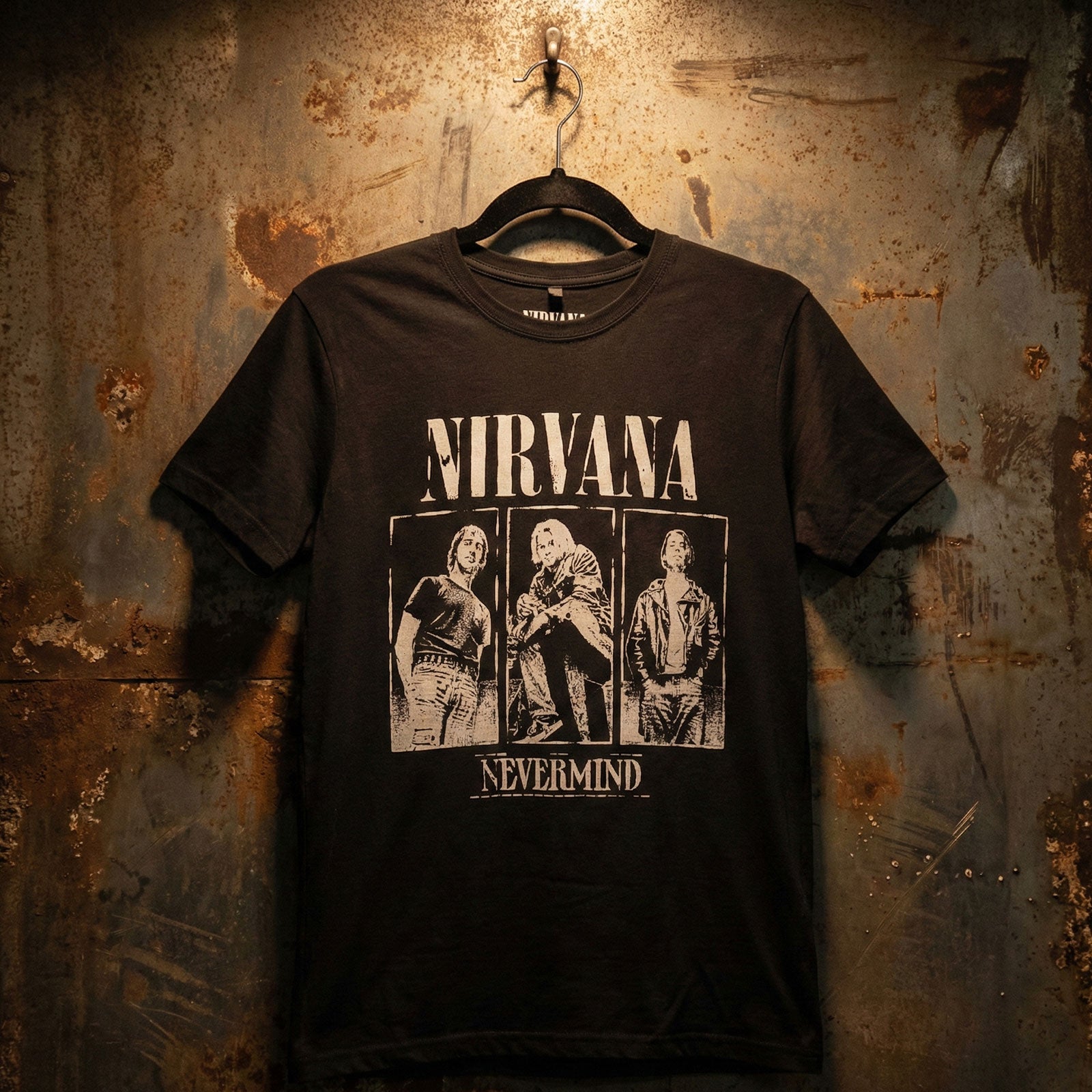 NIRVANA Carbon T-Shirt, Nevermind Tracklist