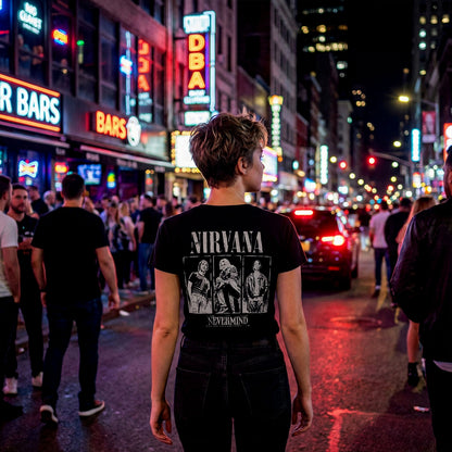 NIRVANA Carbon T-Shirt, Nevermind Tracklist