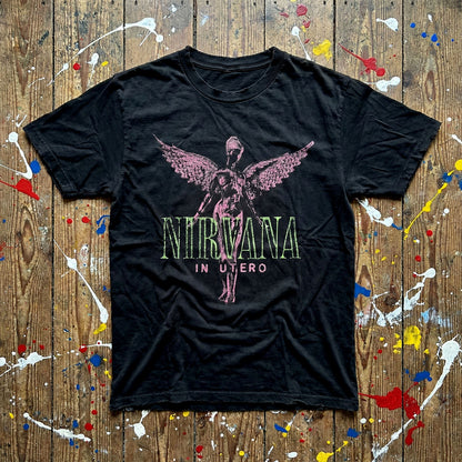 NIRVANA Carbon T-Shirt, In Utero Purple Angel