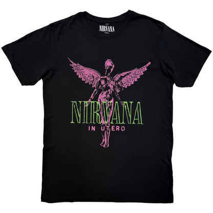 NIRVANA Carbon T-Shirt, In Utero Purple Angel