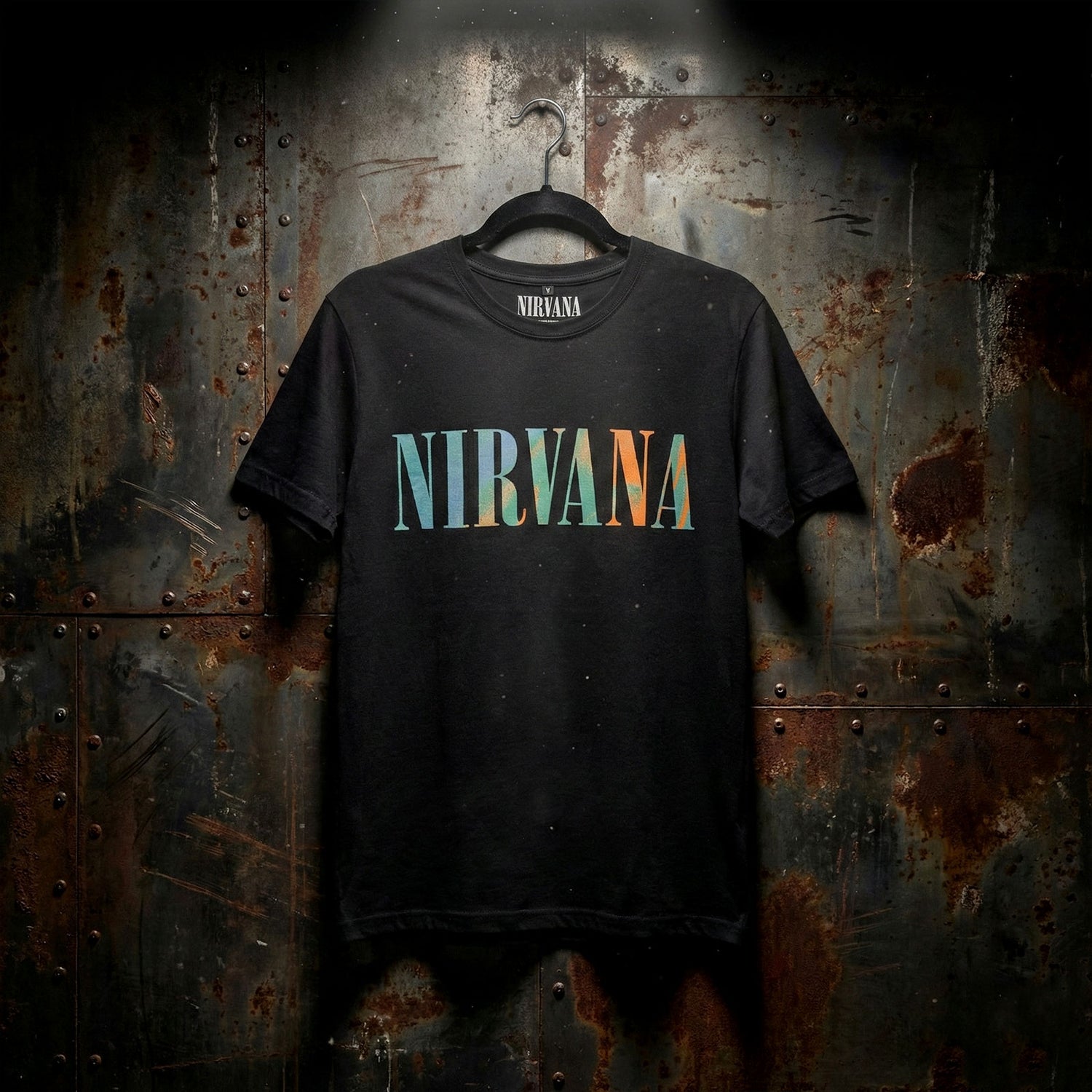 NIRVANA Carbon T-Shirt, In Utero Angel Swirl