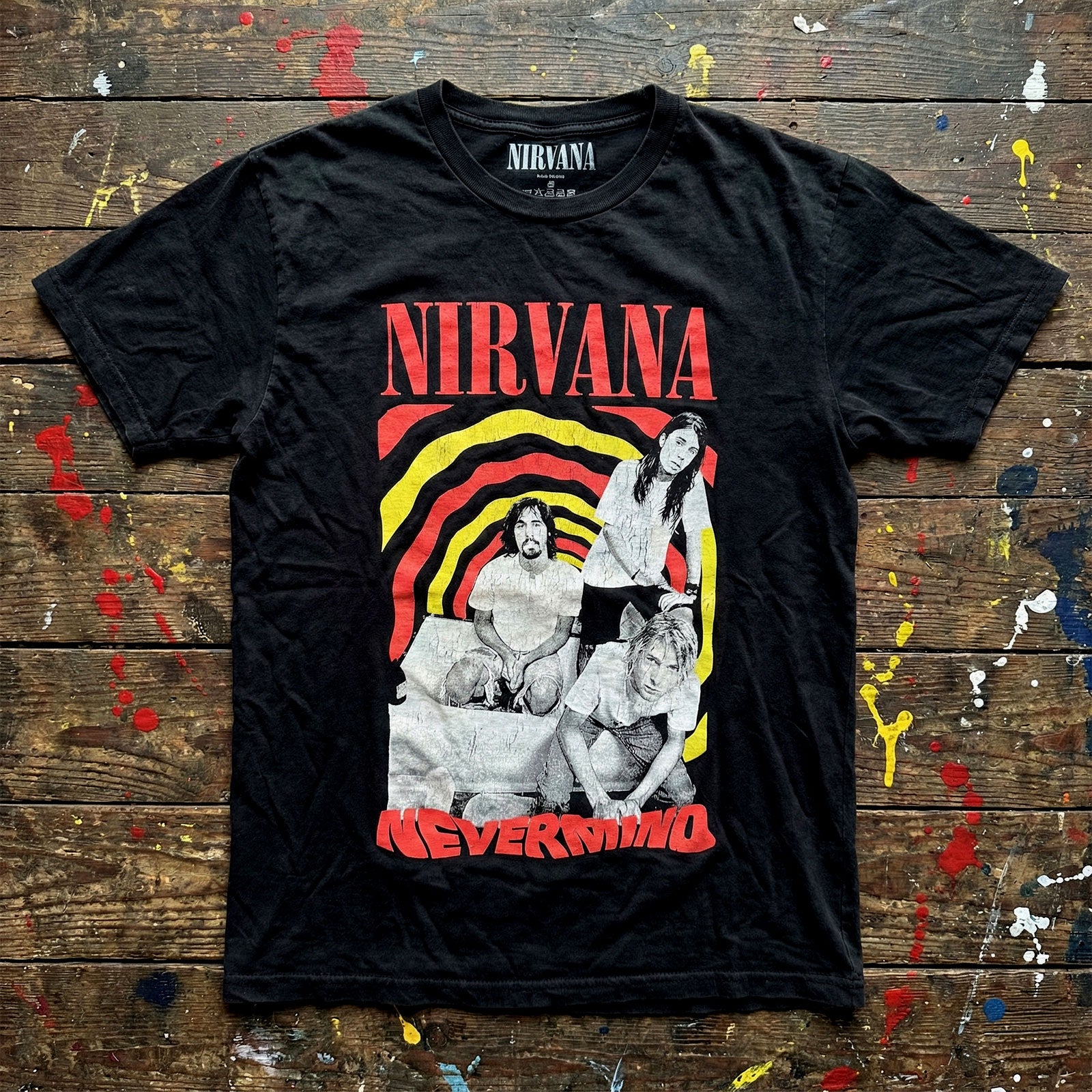 NIRVANA Carbon T-Shirt, Nevermind Bath Tub