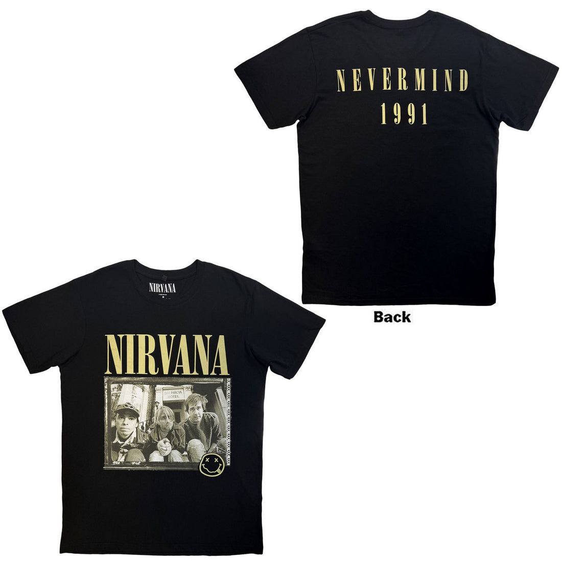 NIRVANA Carbon T-Shirt, Nevermind &