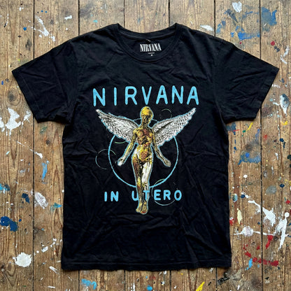 NIRVANA Carbon T-Shirt, In Utero Neon Blue