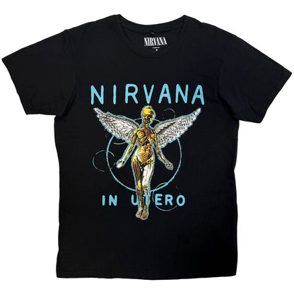 NIRVANA Carbon T-Shirt, In Utero Neon Blue