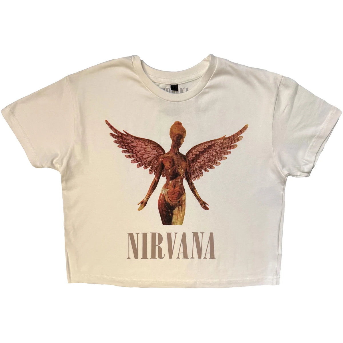 NIRVANA Attractive Crop Top, In Utero