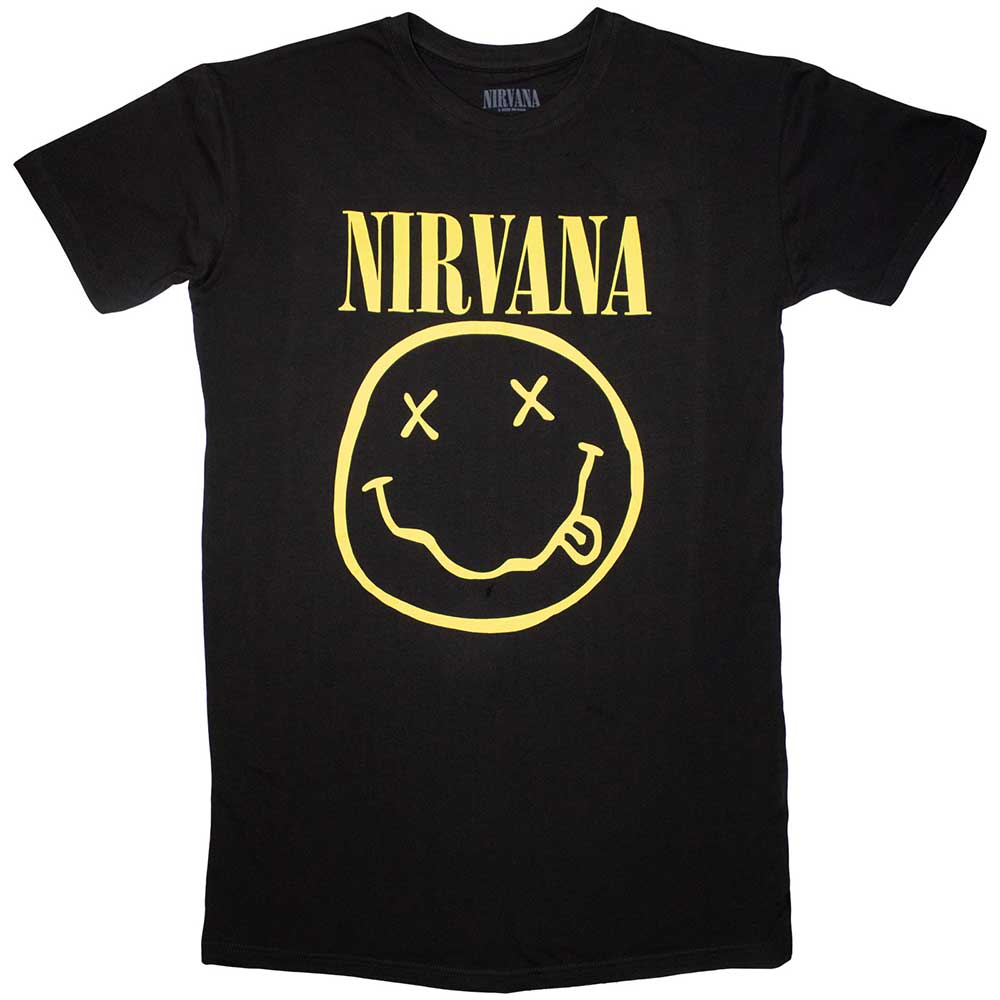 NIRVANA Attractive Dress, Yellow Happy Face