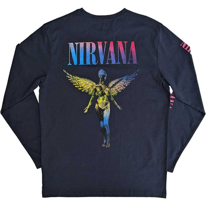 NIRVANA Long Sleeve T-Shirt, Angelic Gradient