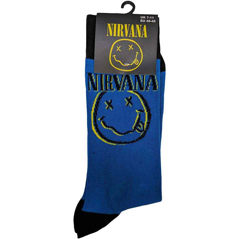 NIRVANA Unisex Ankle Socks, Inverse Happy Face