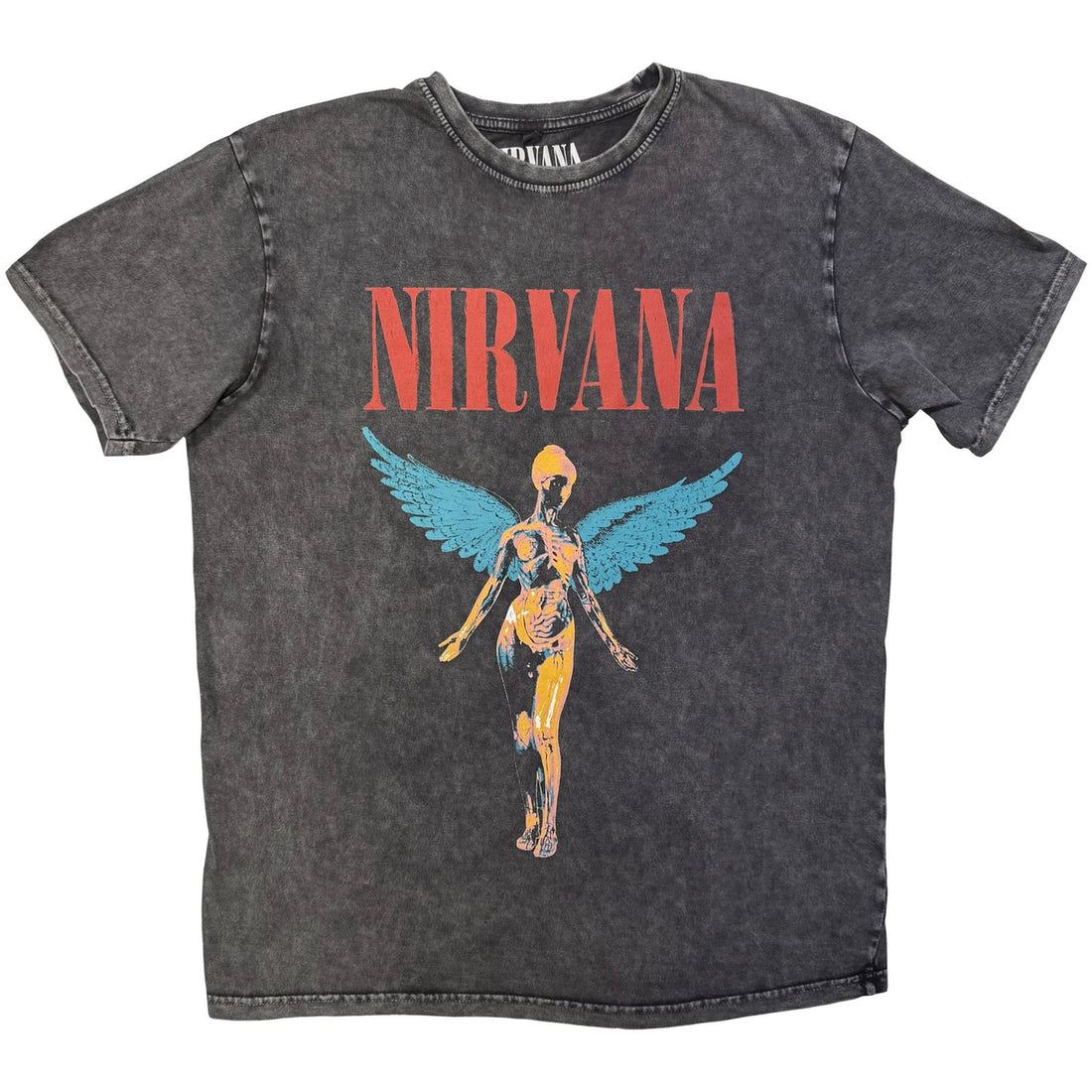 NIRVANA Stone Wash T-Shirt, Angelic