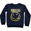 NIRVANA Attractive Kids Sweatshirt, Yellow Happy Face