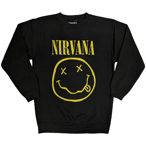 NIRVANA Attractive Sweatshirt, Yellow Happy Face