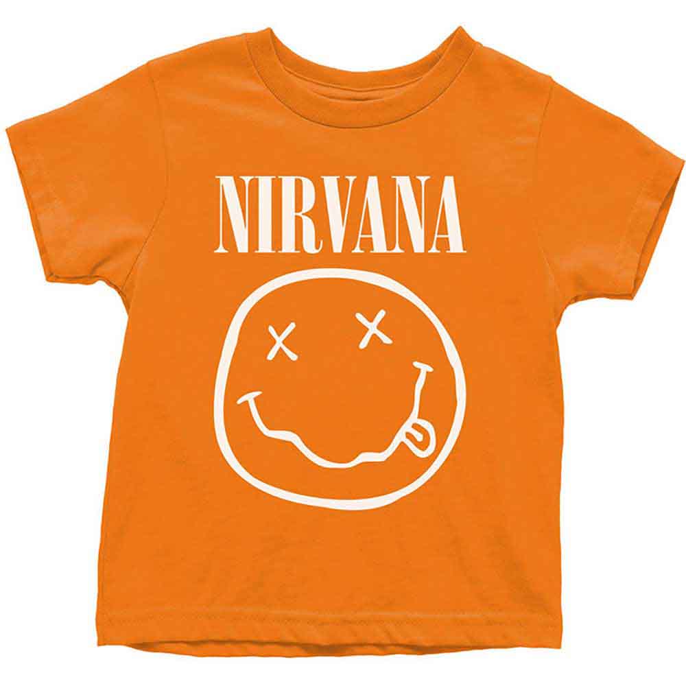 NIRVANA Attractive Kids T-shirt, White Happy Face