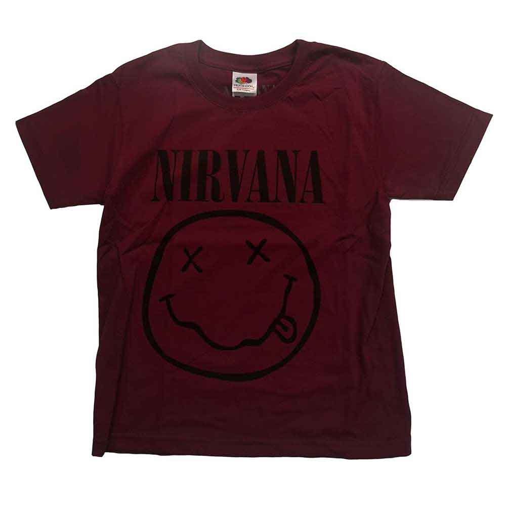 NIRVANA Attractive Kids T-shirt, Grey Happy Face