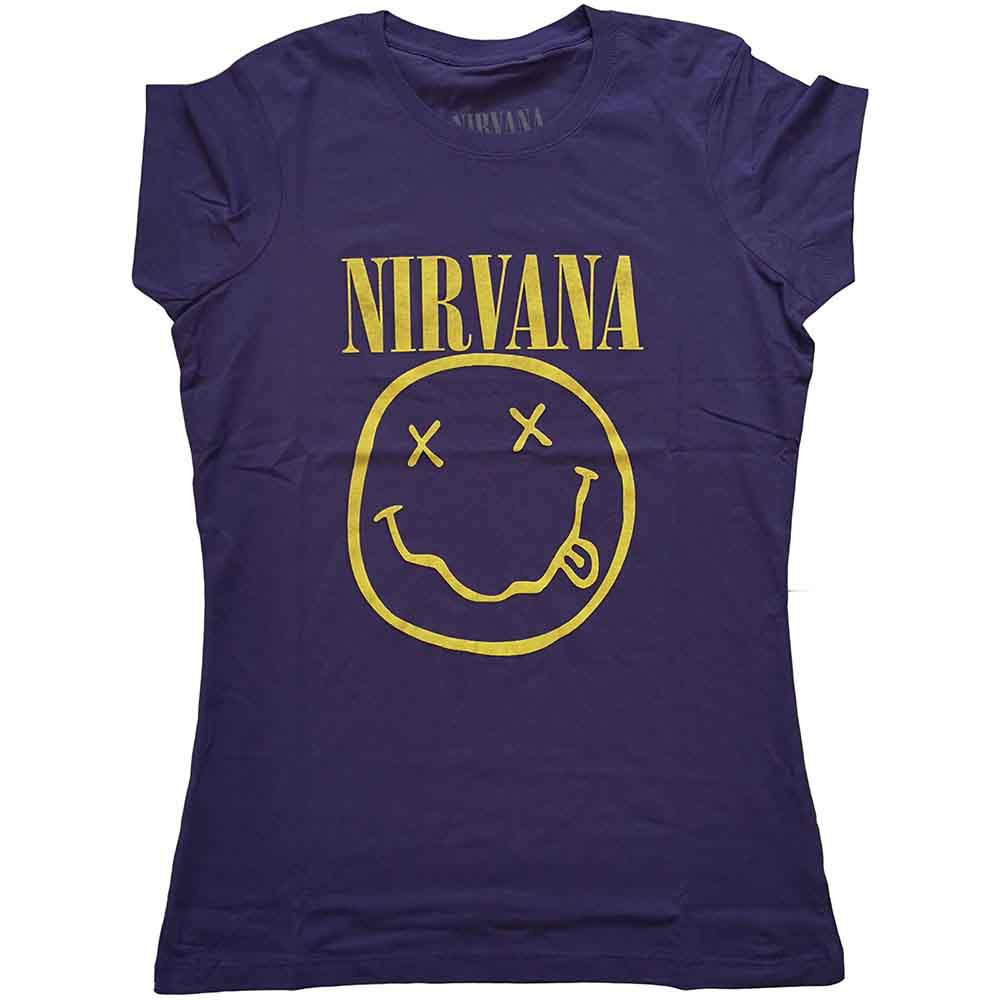 NIRVANA Attractive T-Shirt, Yellow Happy Face