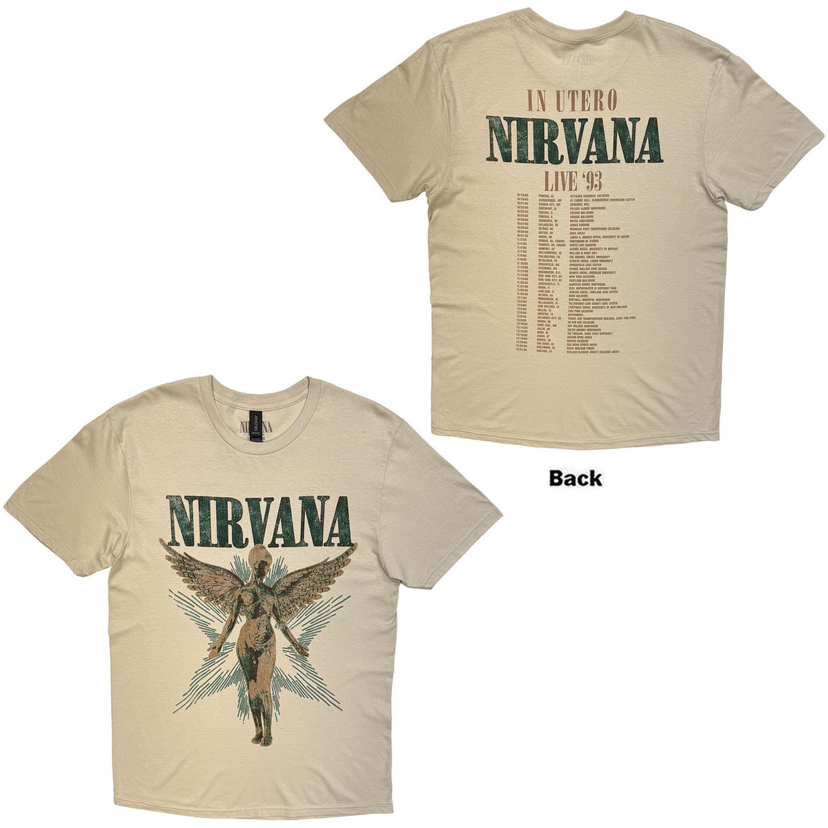 NIRVANA Attractive T-Shirt, Angel Vintage