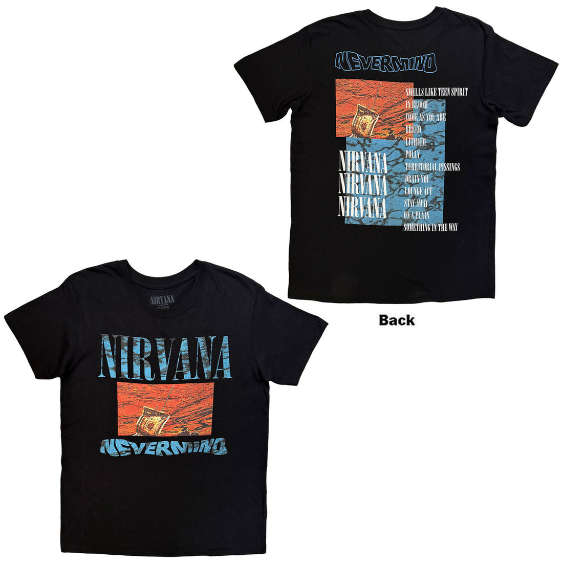 NIRVANA Attractive T-Shirt, Waves