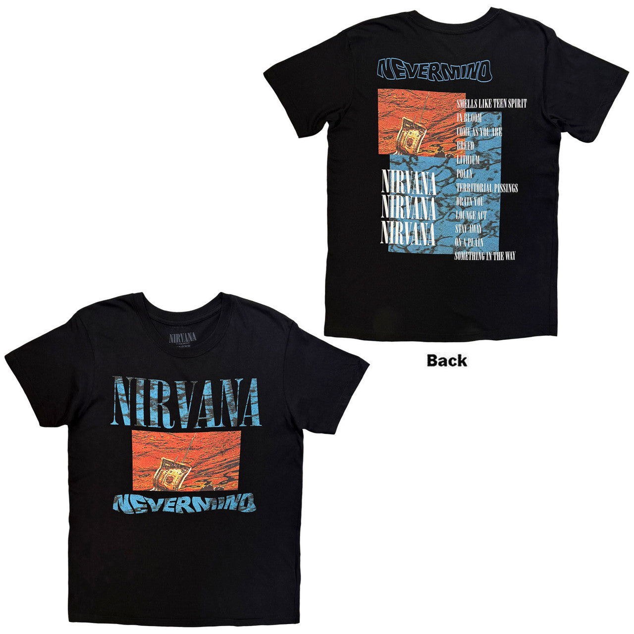 NIRVANA Attractive T-Shirt, Waves