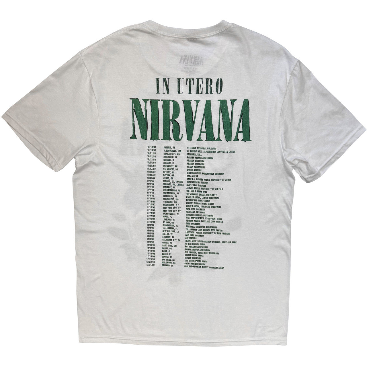 NIRVANA Attractive T-Shirt, In Utero Tour