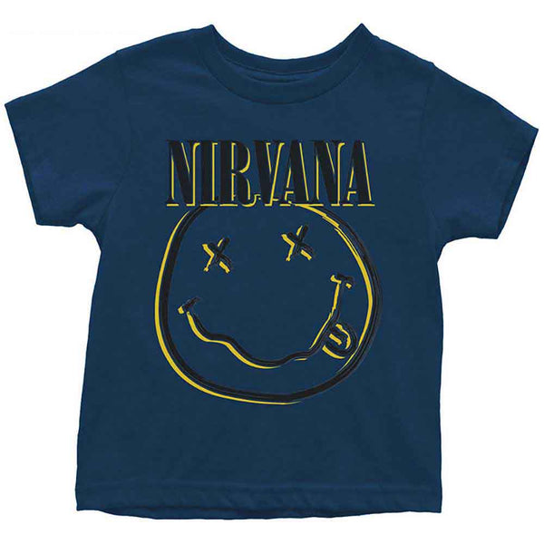 NIRVANA Attractive Kids T-shirt, Inverse Happy Face