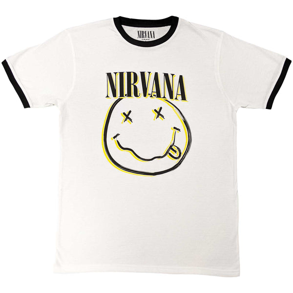 NIRVANA Attractive T-Shirt, Double Happy Face