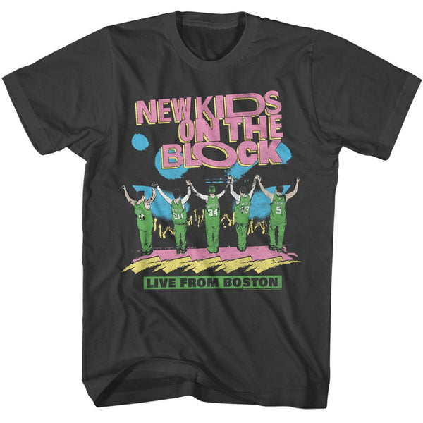 NEW KIDS ON THE BLOCK Eye-Catching T-Shirt, Live from Boston