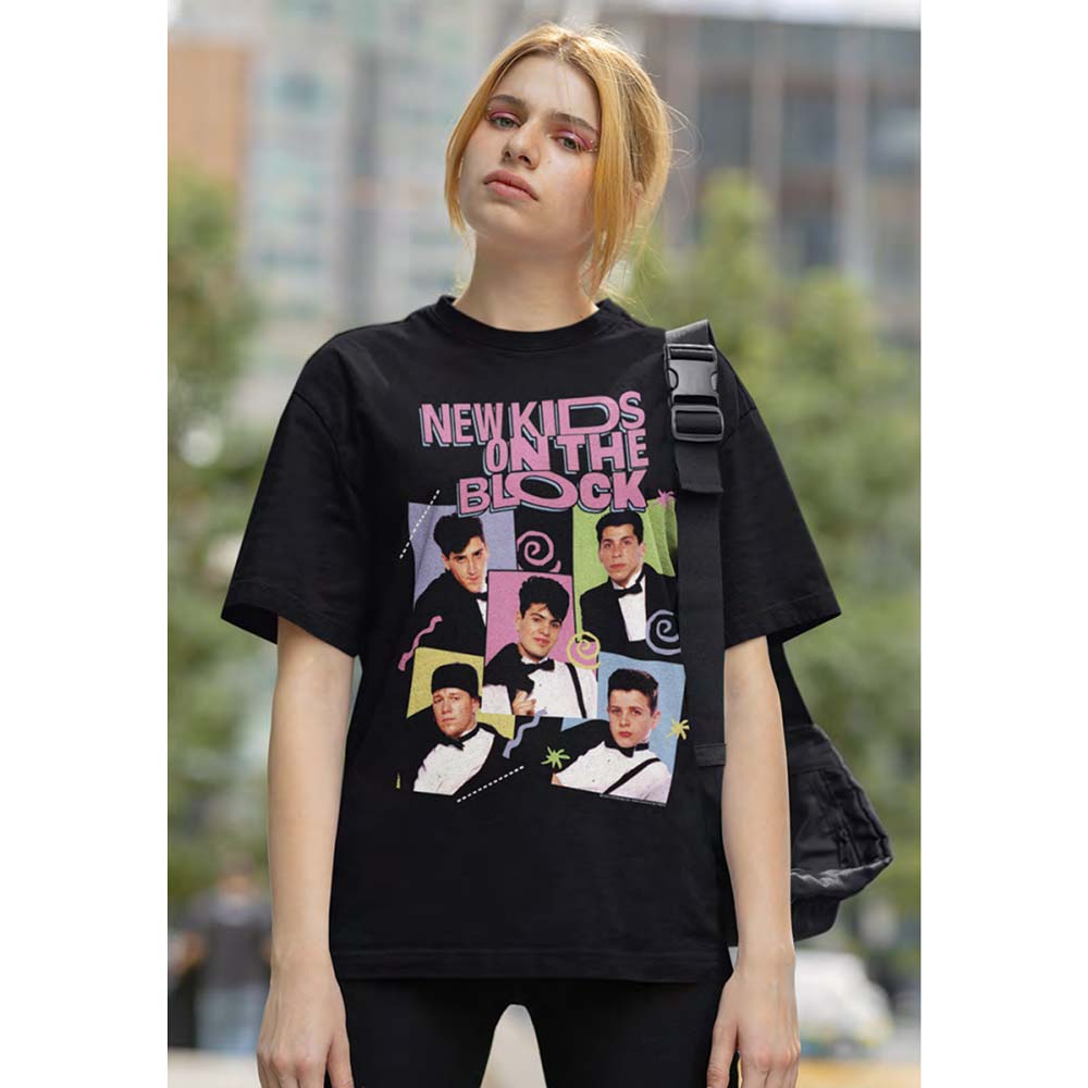 NEW KIDS ON THE BLOCK Eye-Catching T-Shirt, 90s