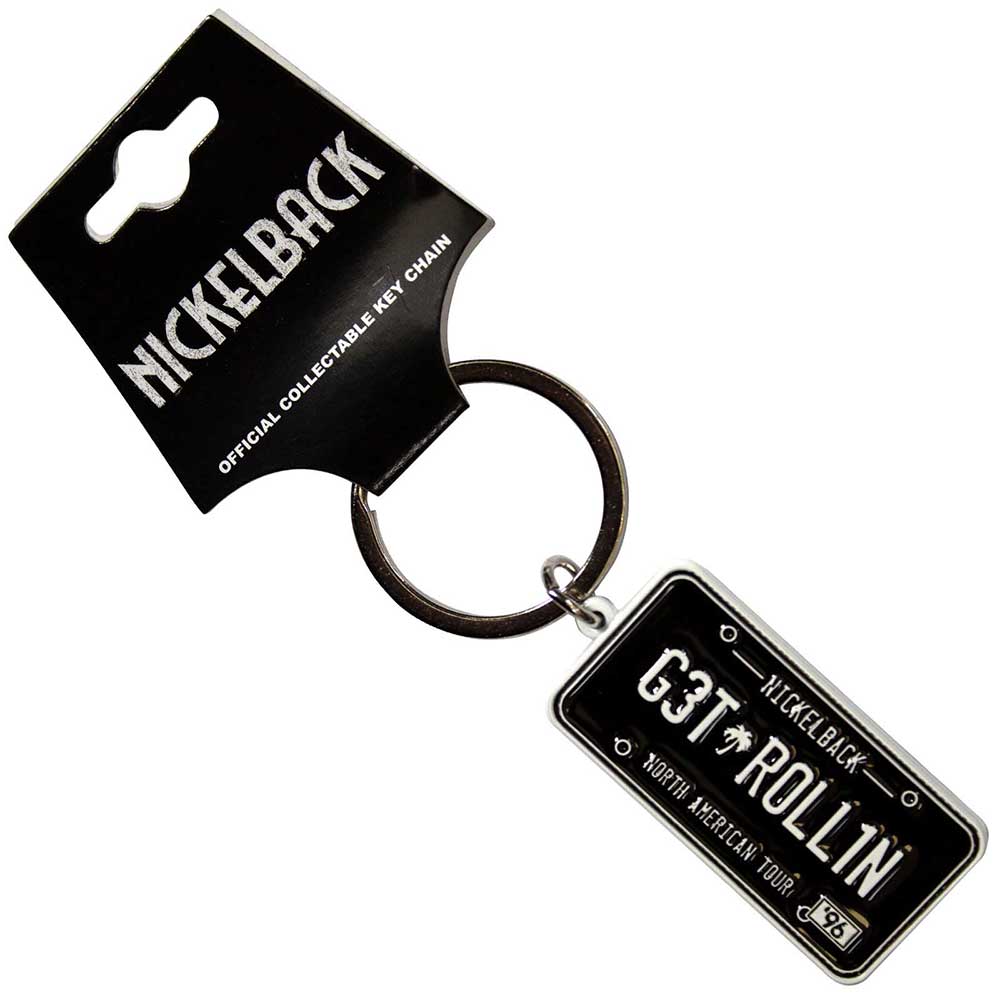 NICKELBACK Keychain, License Plate