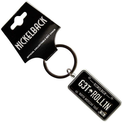 NICKELBACK Keychain, License Plate