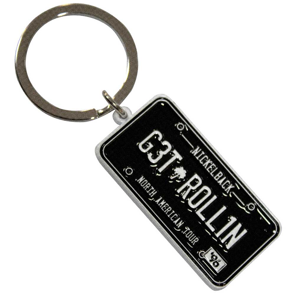 NICKELBACK Keychain, License Plate