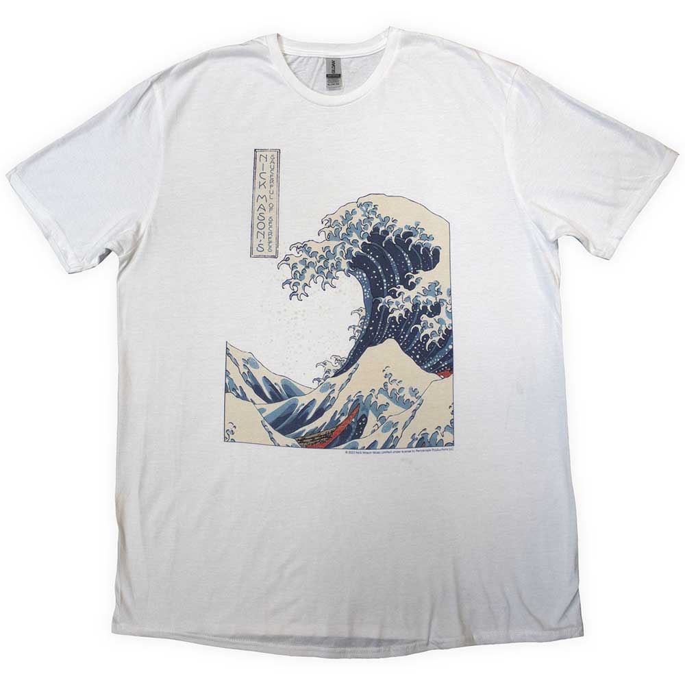 NICK MASON'S SAUCERFUL OF SECRETS Attractive T-Shirt, Hokusai Wave ...