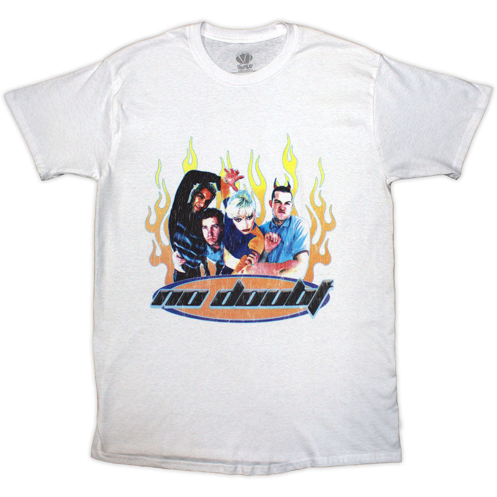 NO DOUBT Attractive T-shirt, Flames