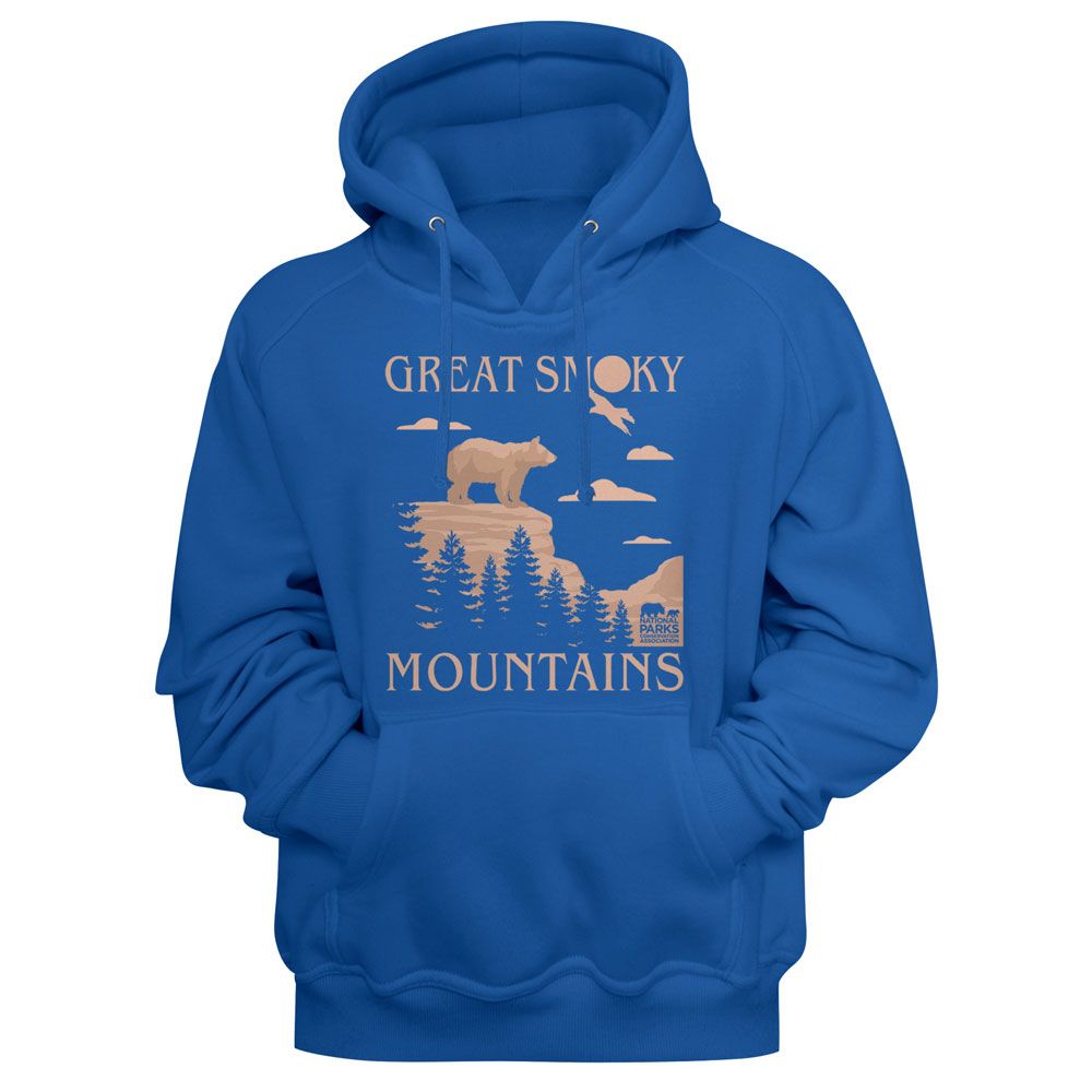 NATIONAL PARKS Eye-Catching HOODIE, GREAT SMOKY MOUNTAINS