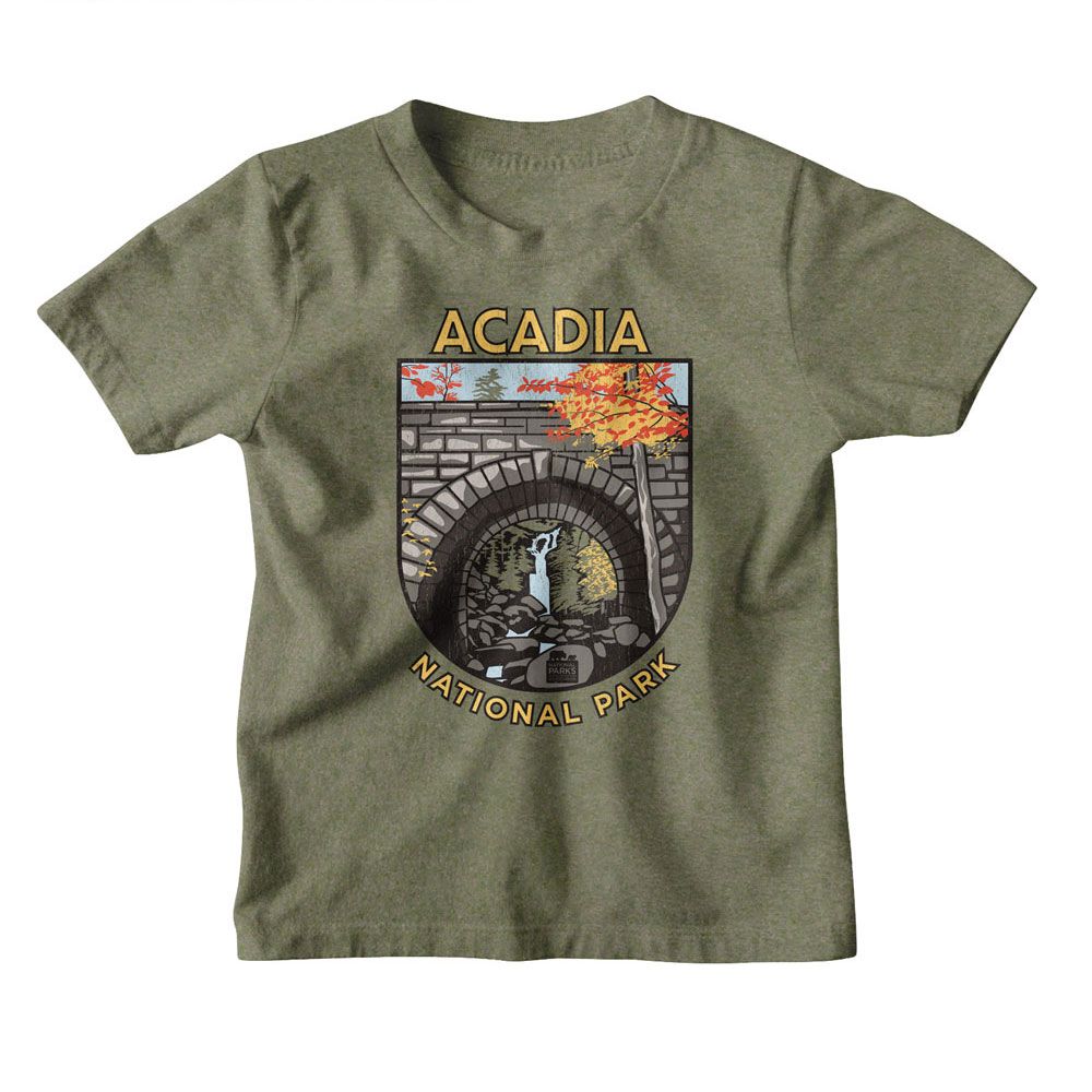 NATIONAL PARKS Eye-Catching T-Shirt, ACADIA