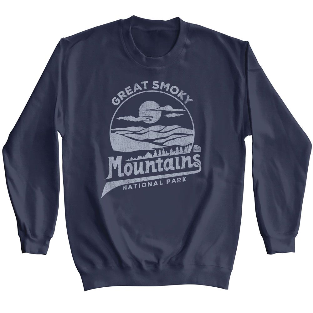 NATIONAL PARKS Eye-Catching Sweatshirt, SMOKY MT MONO