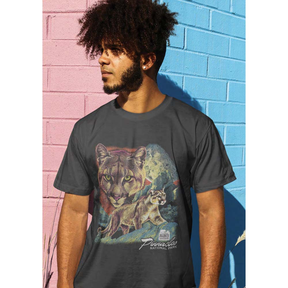 NPCA Eye-Catching T-Shirt, PINNACLES NP MOUNTAIN LION