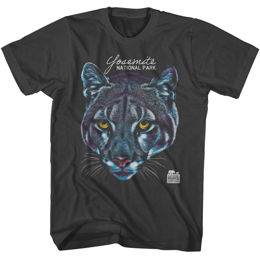 NATIONAL PARKS Eye-Catching T-Shirt, YOSEMITE COUGAR