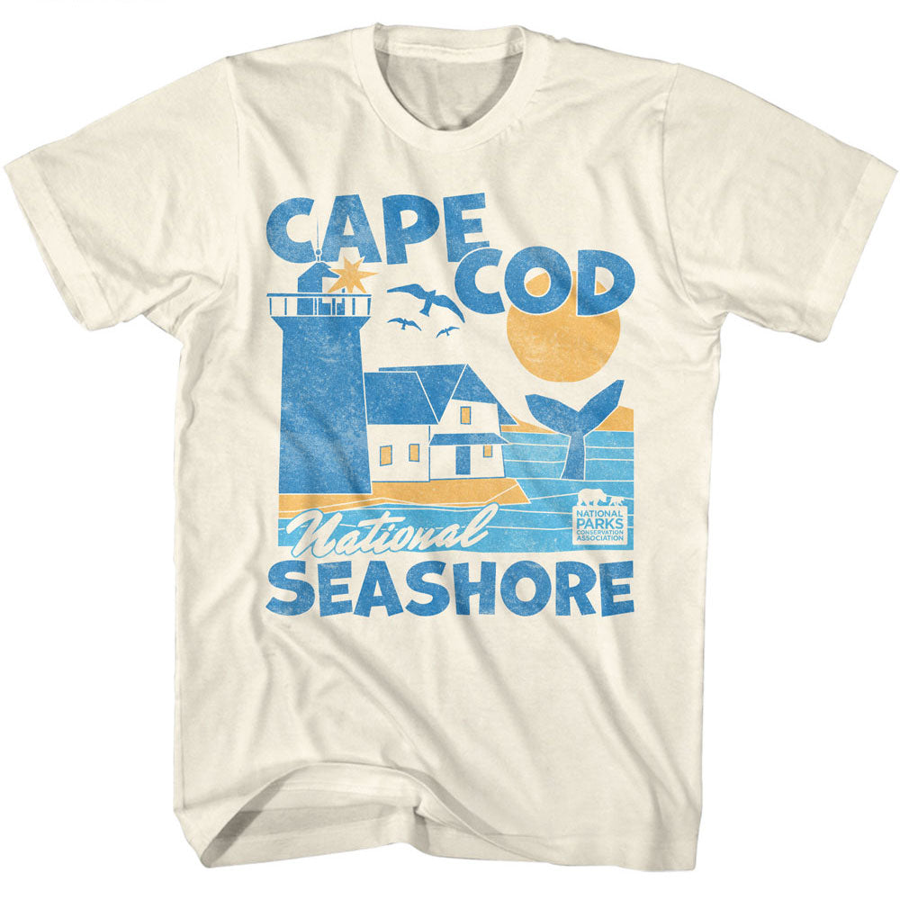 NATIONAL PARKS Eye-Catching T-Shirt, Cape Cod