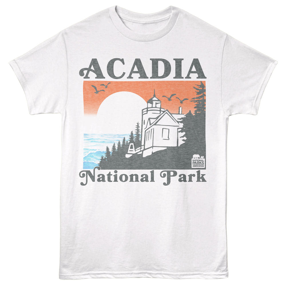 NATIONAL PARKS Eye-Catching T-Shirt, ACADIA SUNSET